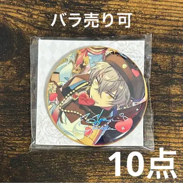 B) 앙스타 중국 성방 캔뱃지 10점 오오가미 코가