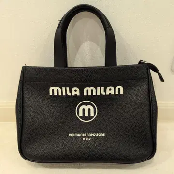 MILA MILAN 블랙 토트백