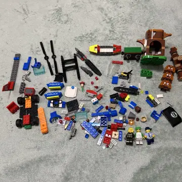 [정크제품] LEGO 경찰 테마 부품 세트 마리오