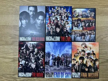 HIGH&LOW DVD 세트 전 6작품