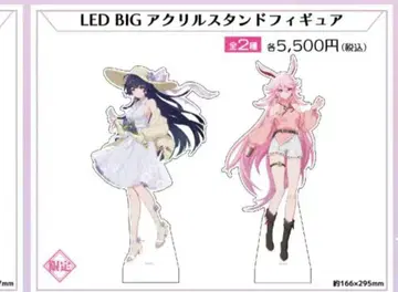 붕괴 3rd 꽃 시간의 연회 led big 아크릴 스탠드 피규어