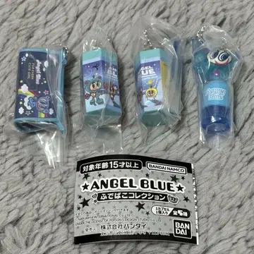 엔젤 블루 가챠가챠 필통 컬렉션 지우개 스탬프 필통