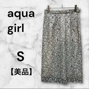 [ 새상품급 ] 아쿠아걸 플라워 레이스 스커트 올 패턴 고급 포멀 오피스