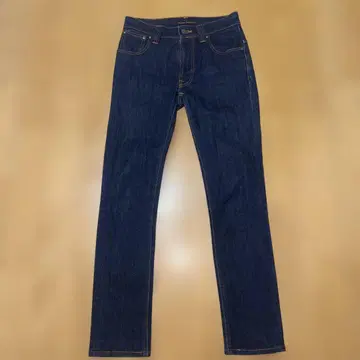 [새상품급] Nudie Jeans 신핀 다크 블루 데님 W29 L32