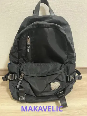 MAKAVELIC 블랙 백팩