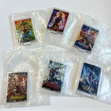 미사용품 어벤져스 MARVEL 포스터 아크릴 스탠드
