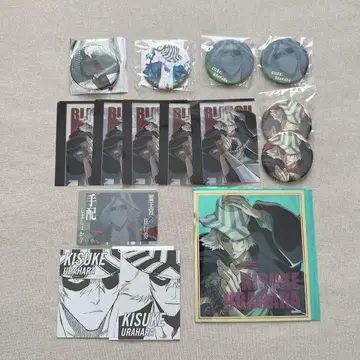 BLEACH 캔뱃지 브로마이드 우라하라 키스케