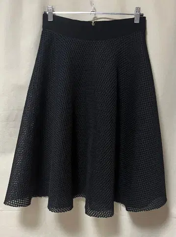 BLAC 망사 플레어 스커트