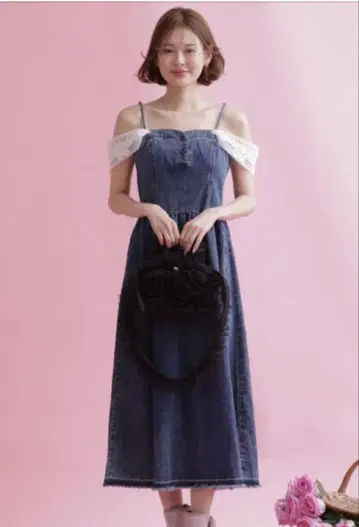 메종 마블 메종 마블 벨 데님 드레스