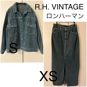 R.H. VINTAGE 코듀로이 데님 셋업 S/XS