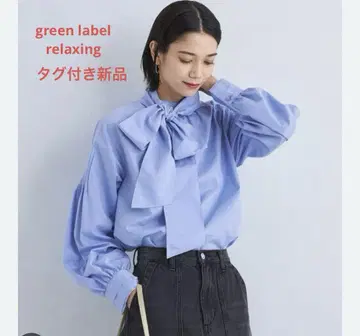 그린 라벨 릴랙싱 2WAY 보타이 블라우스