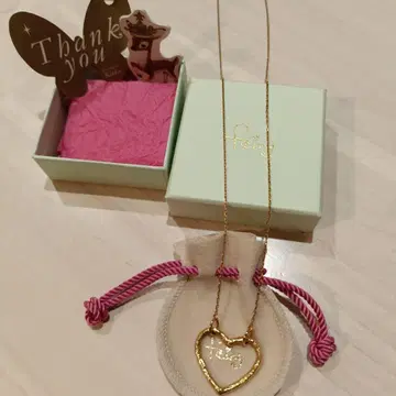 Fairy 하트형 목걸이 리화