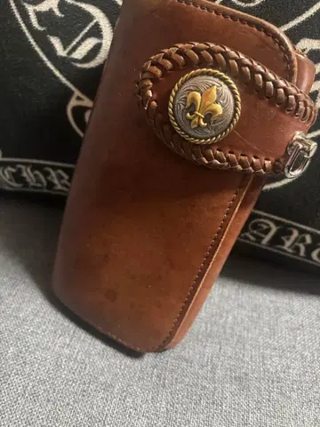 ALZUNI 바이커즈 지갑 더블 지퍼 지갑