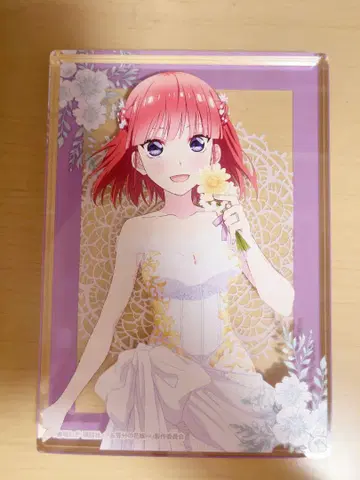 5등분의 신부 나카노 니노 아크릴 블록