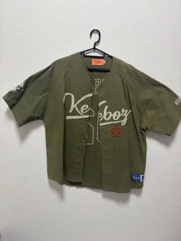 Keboz 반팔 셔츠 올리브 92