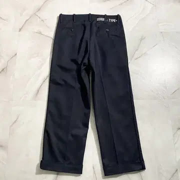 A17878 새상품급 시크엘 type-C 2턱 치노 트라우저 네이비 M