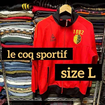 le coq sportif 트랙 자켓 L 사이즈 르꼬끄 레드