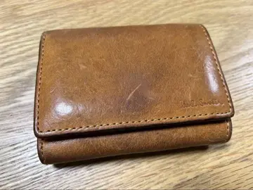 Paul Smith 가죽 3단 폴더형 지갑 브라운