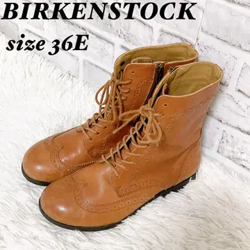 [ 새상품급 ] 버켄스탁 라라미 하이 사이드 지퍼 브라운 36E