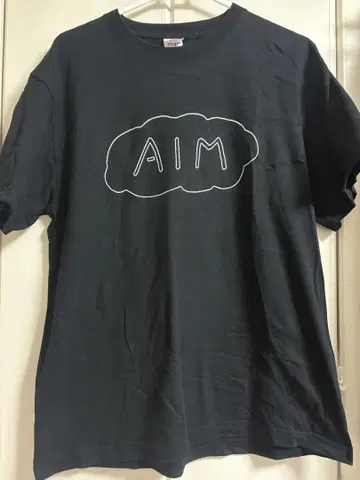 아이묭 AIM 로고 T셔츠 블랙