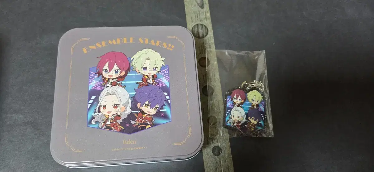 Ensemble Stars Cookie Tin Case Keyring Set Eden Nagisa Hiyori Ibara Jun Hakko