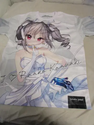 lunatic joker 카미사키 란코 풀 그래픽 티셔츠