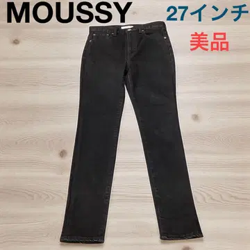 MOUSSY 블랙 스키니 데님 27인치 새상품급 [ 마우지 ]