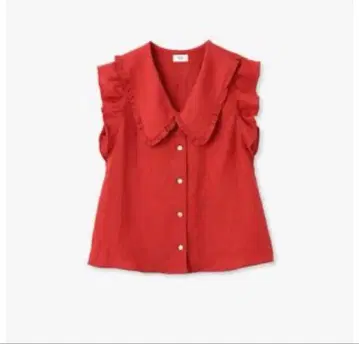한정판 SALE 24SS 미사용 론 헤르만 RHC 프릴 칼라 블라우스