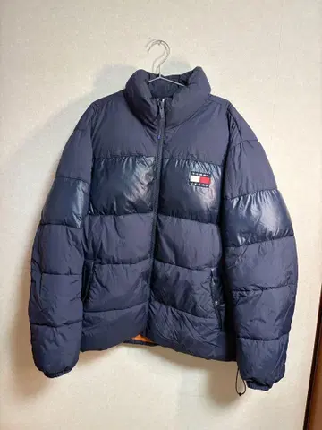 TOMMY JEANS 네이비 다운 자켓 XL