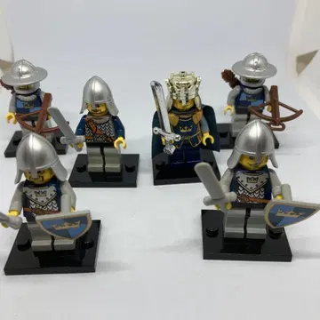 레고 크라운 나이트 + 크라운 킹 캐슬 왕 정품 미니 피규어