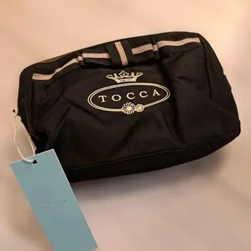 택 포함 새상품 TOCCA 블랙 리본 파우치