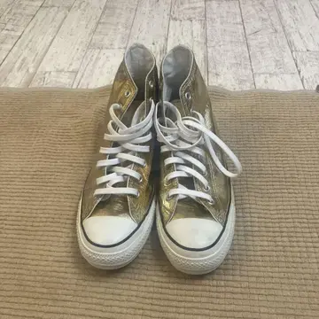 CONVERSE ALL STAR 골드 하이컷 스니커즈
