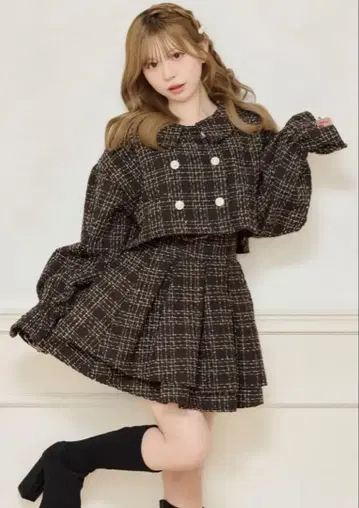 apres jour x Miridy 트위드 셋업