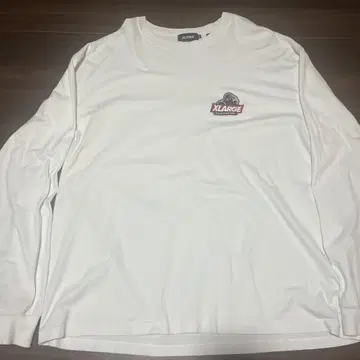 XLARGE 화이트 롱 슬리브 T셔츠 TX