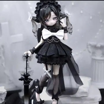 중국 한정 Minty 해양보석 인형 민티2 시크릿 블랙자