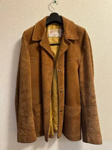 [ 90s 빈티지 ] Schott 스웨이드 가죽 자켓 42 (XL 상당)