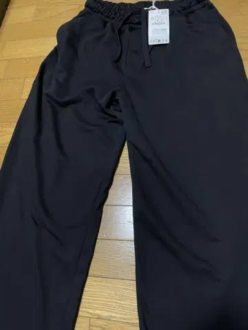 ZARA WIDE-FIT 조거 스웨트 팬츠 블랙 M 택 포함