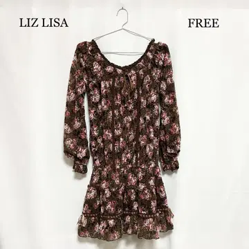 0481 LIZ LISA 꽃무늬 원피스 FREE 사이즈 레이스