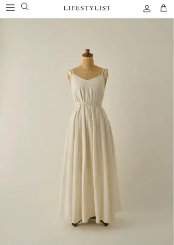 Lifestylist Calm Dress shiro M