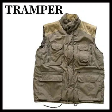 새상품급 TRAMPER 낚시용 조끼 48 밀리터리 이스트 카키