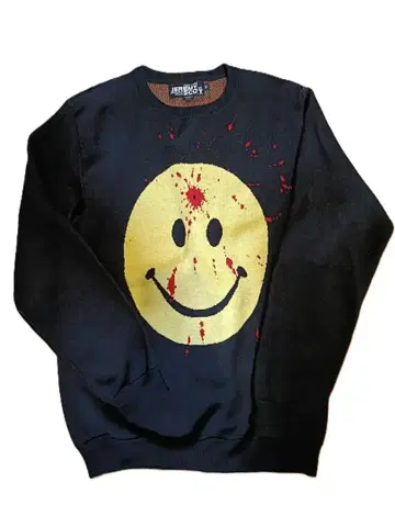 JEREMY SCOTT 스마일리 페이스 스웨터 S