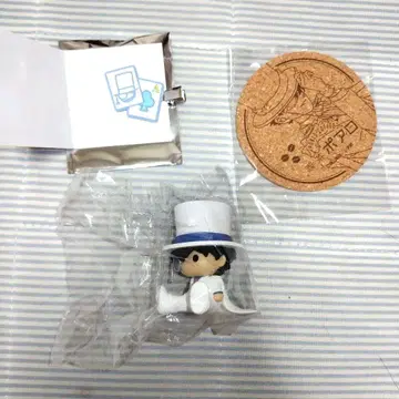 명탐정 코난 괴도 키드 앞머리 클립 찻집 포와로 코스터 페타도르