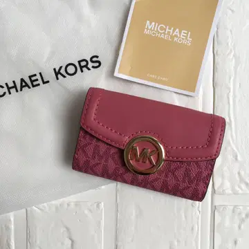 새상품 마이클코어스 MICHEAL KORS 핑크 키케이스