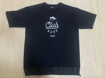 [새상품급] FIDES Clubhaus 콜라보T셔츠 L사이즈 블랙