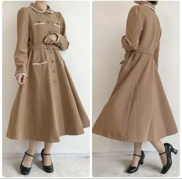 an another angelus 실링 버튼 바이컬러 코트 F i.n.t