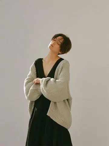 etretokyo 핸드메이드 니트 가디건