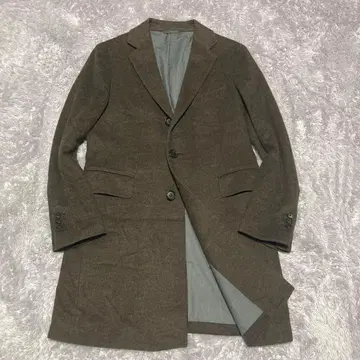 새상품급 blazer's bank. com 체스터 코트 브라운 계열 울