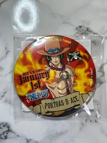 에이스 벌스데이 캔뱃지 ONEPIECE 원피스 도쿄 원피스타워