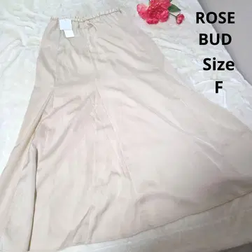 [택 포함 ROSE BUD] 베이지 크림 스커트 사이즈 F
