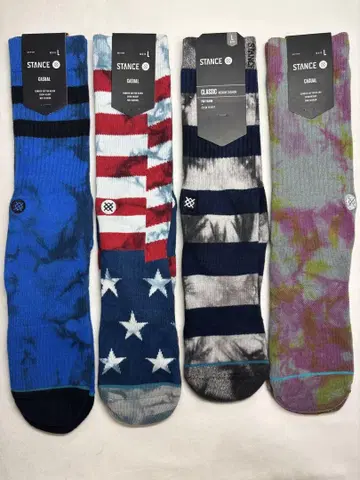 STANCE 스탠스 삭스 양말 4족 세트